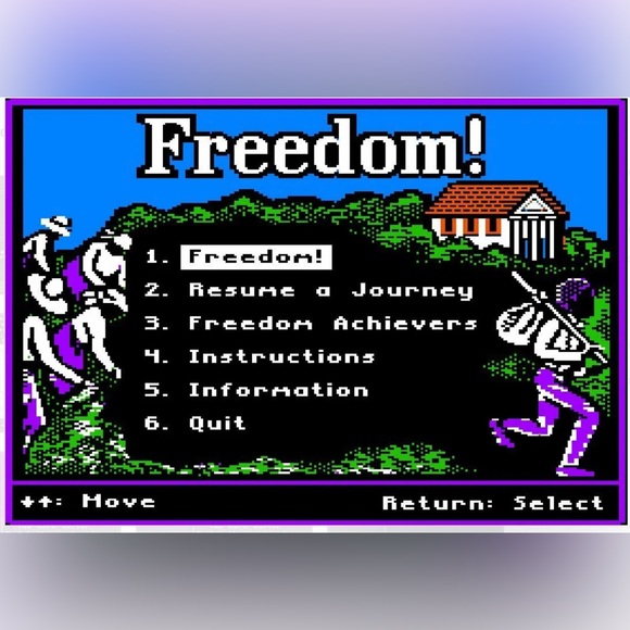 Mecc apple ii iie iic Freedom freedom! Simulator game A315z 5.25” 5.25 D… - Picture 2 of 5
